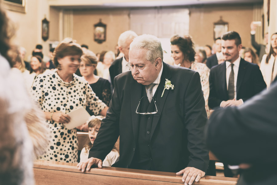 Fotografia di matrimonio, cerimonia in chiesa, sposa . Fotografo Bologna,