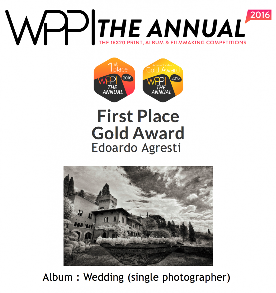 WPPI, award, first price, primo premio, wedding, matrimonio, best wedding photographer