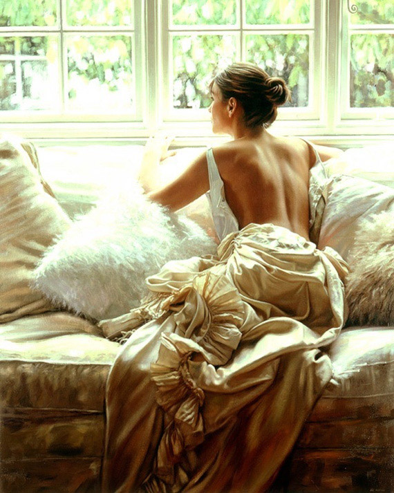 Dipinto su olio di Rob Hefferan, un esponente del Fotorealismo