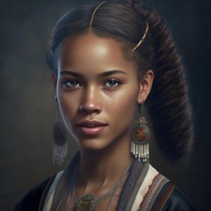 volto di donna genato in AI - Edoardo Agresti